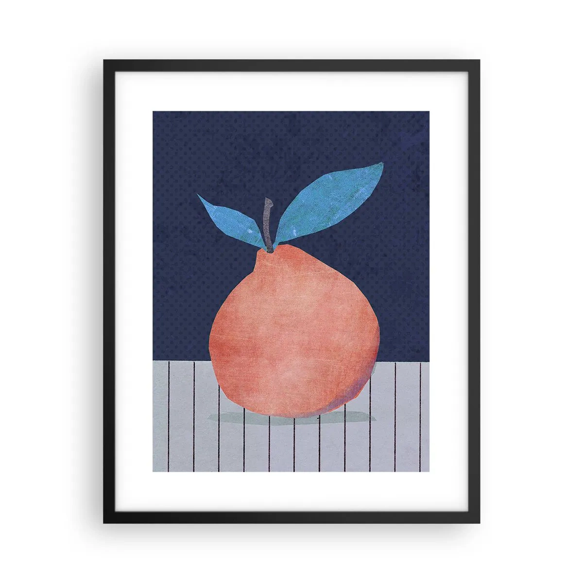 Poster in einem schwarzem Rahmen - Konvexität und Ebene - 40x50 cm