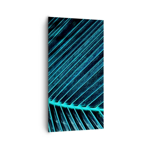 Bild auf Leinwand - Leinwandbild - Grüne Textur - 65x120 cm