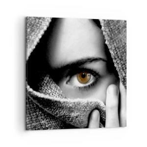 Bild auf Leinwand - Leinwandbild - Erfahre das Geheimnis - 50x50 cm