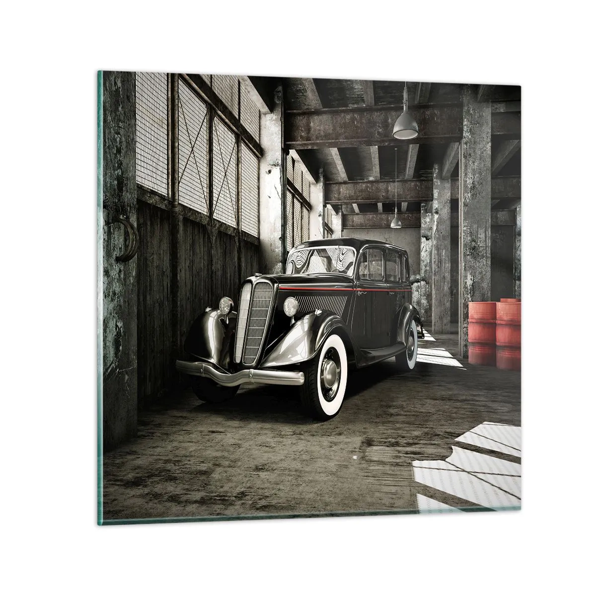 Glasbild - Bild auf glas - Die ewige Eleganz der 1930er Jahre - 50x50 cm