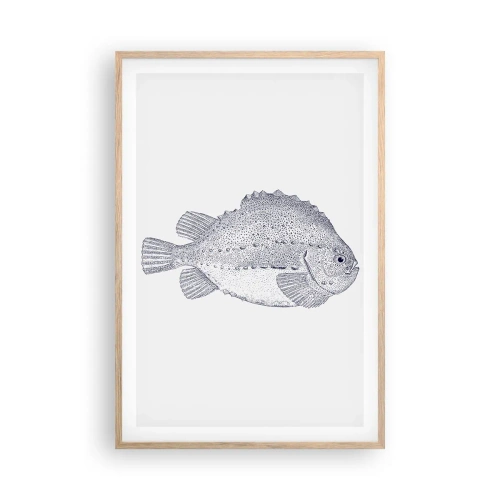 Poster in einem Rahmen aus heller Eiche - Für das Album des Naturforschers - 61x91 cm