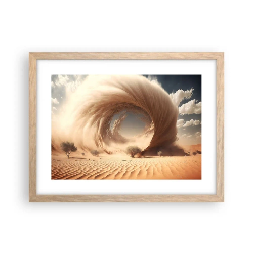 Poster in einem Rahmen aus heller Eiche - Geöffnetes Portal - 40x30 cm