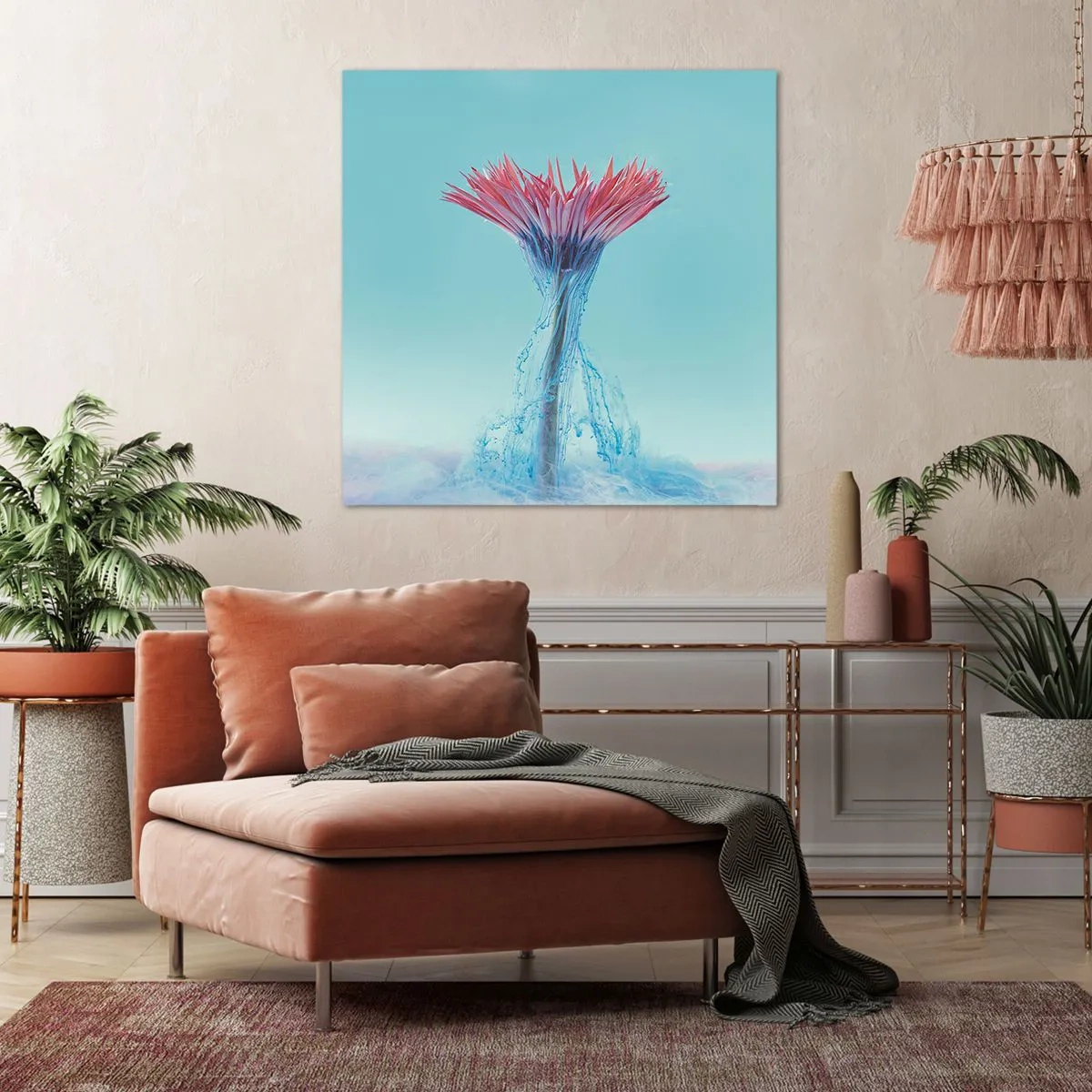 Bild auf Leinwand - Leinwandbild - In einer belebenden Umarmung - 50x50 cm