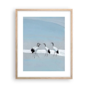 Poster in einem Rahmen aus heller Eiche - Nach einem heißen Tag - 40x50 cm