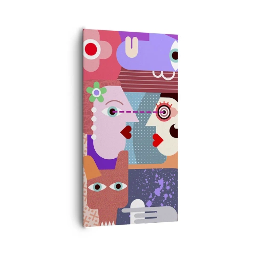 Bild auf Leinwand - Leinwandbild - Augenhöhe - 65x120 cm