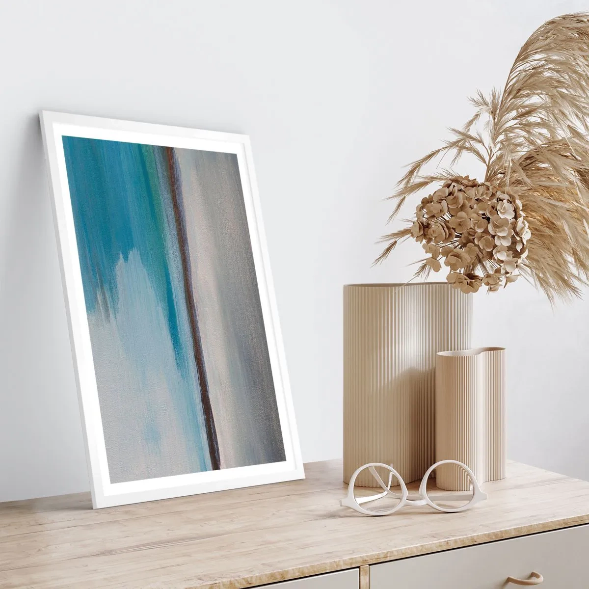 Poster in einem weißen Rahmen - Horizontale Landschaft - 30x40 cm
