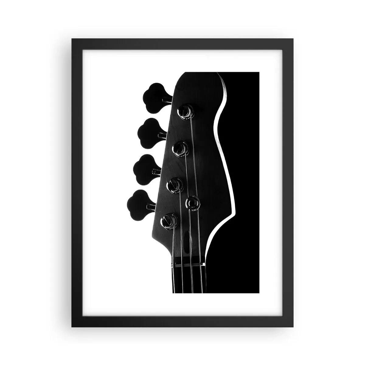 Poster in einem schwarzem Rahmen - Rockige Stille - 30x40 cm