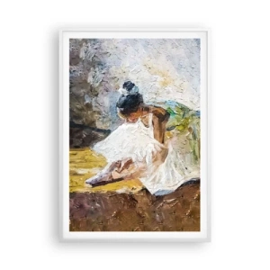 Poster in einem weißen Rahmen - Aus einem Gemälde von Degas - 70x100 cm