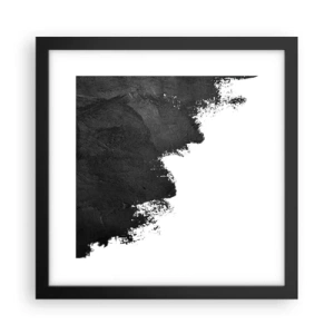 Poster in einem schwarzem Rahmen - Elemente: Erde - 30x30 cm