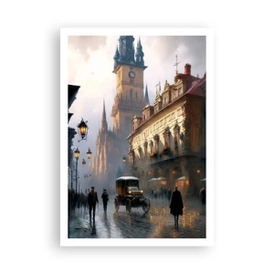 Poster - Charme eines Prager Abends - 70x100 cm