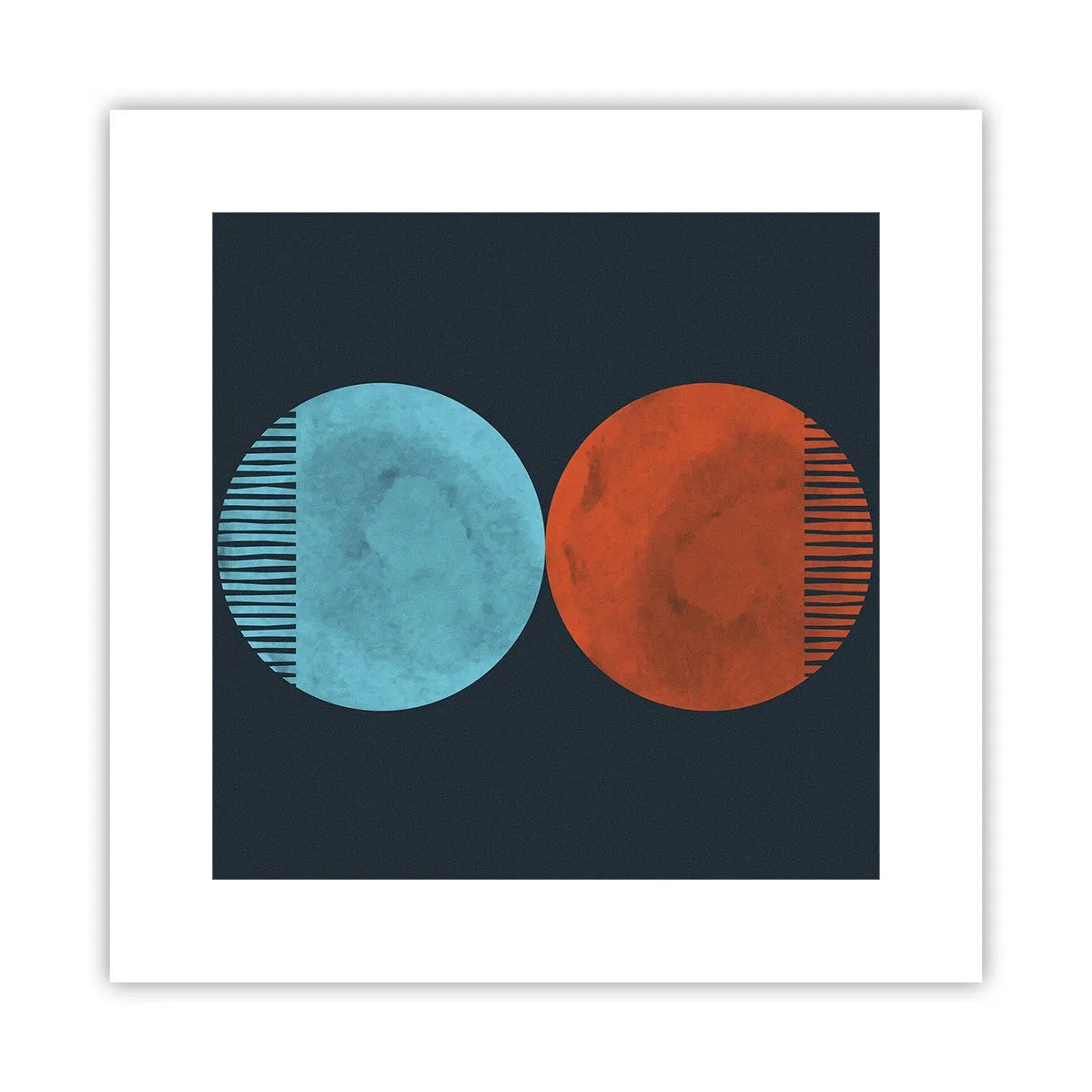 Poster - Nur Geometrie? - 30x30 cm