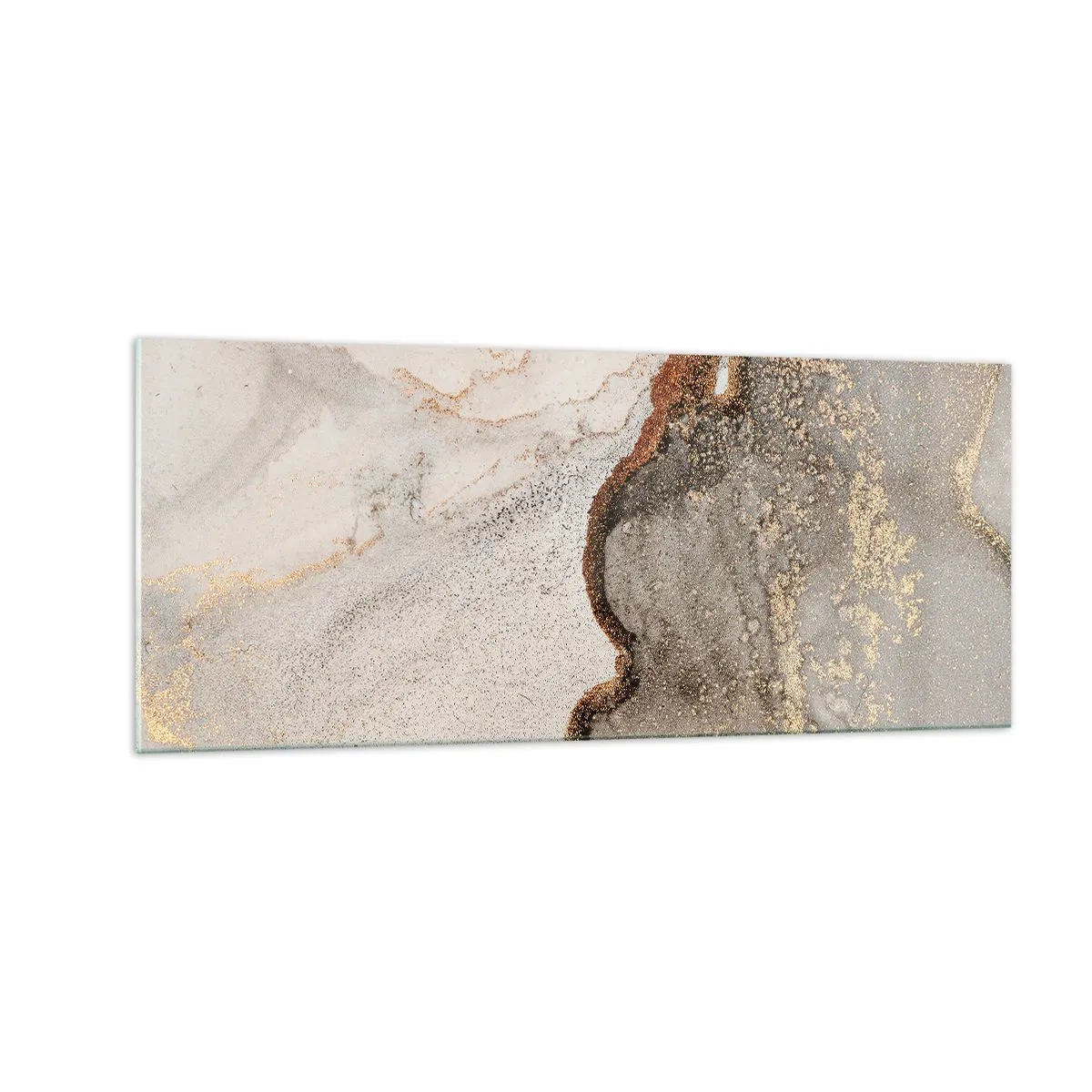 Glasbild - Bild auf glas - An der Grenze der Farben - 100x40 cm