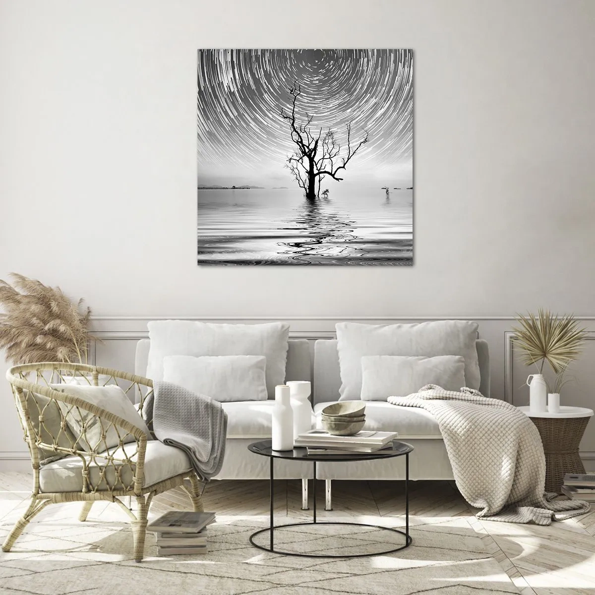 Glasbild - Bild auf glas - Eine Sinfonie der Natur - 70x70 cm