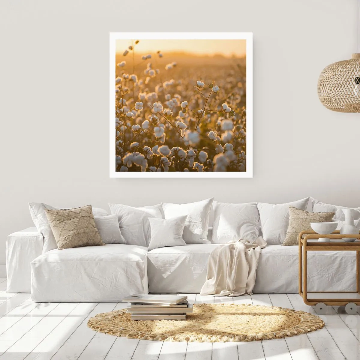 Poster - Fluffiges Feld - 60x60 cm