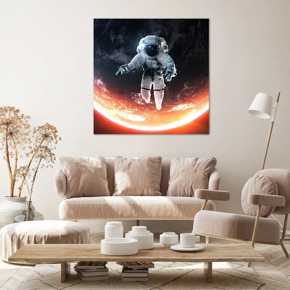 Bild auf Leinwand - Leinwandbild - Kann ich noch eine Weile bleiben? - 70x70 cm