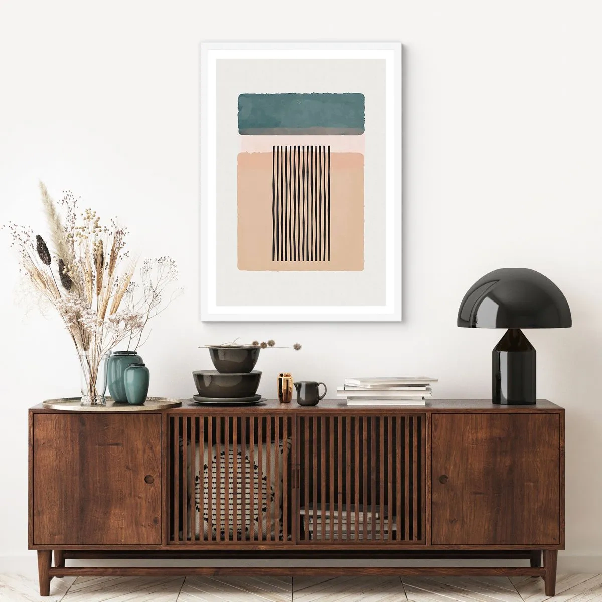 Poster in einem weißen Rahmen - Alles ist in Ordnung - 61x91 cm