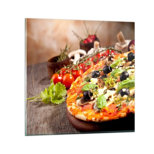 Glasbild - Bild auf glas - Aus den tellurischen Zutaten - 50x50 cm