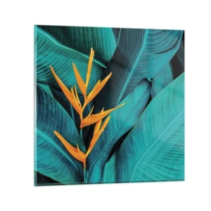 Glasbild - Bild auf glas - Eden-Blume - 40x40 cm