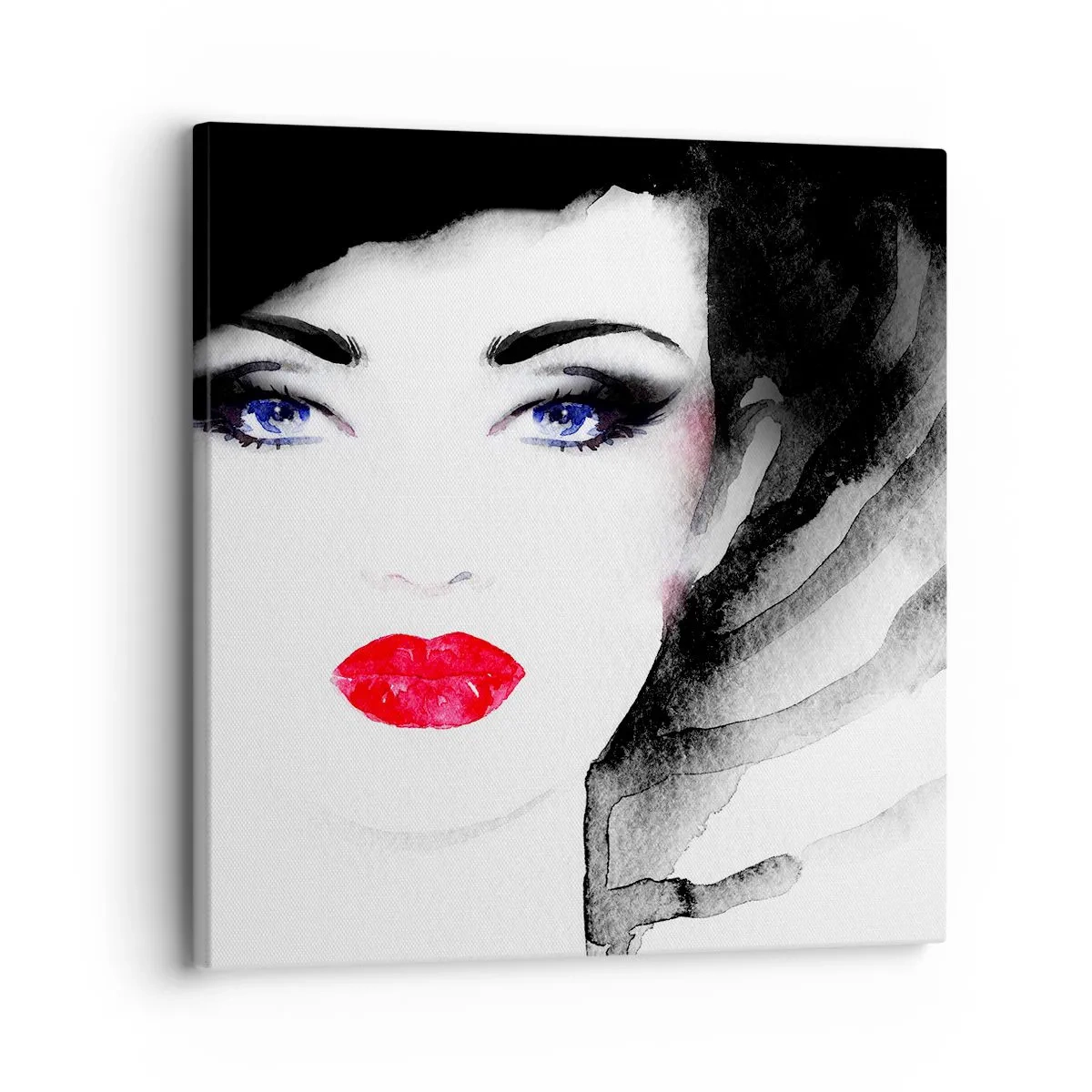 Bild auf Leinwand - Leinwandbild - Er drückt zurück und ruft an - 30x30 cm