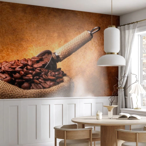 Selbstklebende Fototapete Deluxe Sticker - An der Quelle des Geschmacks - Gastronomie, Kaffee, Aroma - 250x175 cm
