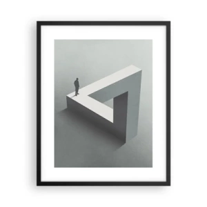 Poster in einem schwarzem Rahmen - Es ist also doch möglich - 40x50 cm