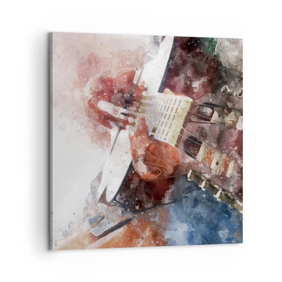 Bild auf Leinwand - Leinwandbild - Und was halten Sie davon? - 60x60 cm