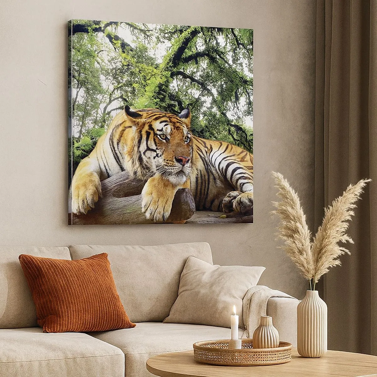 Bild auf Leinwand - Leinwandbild - Hochachtungsvoll - 30x30 cm