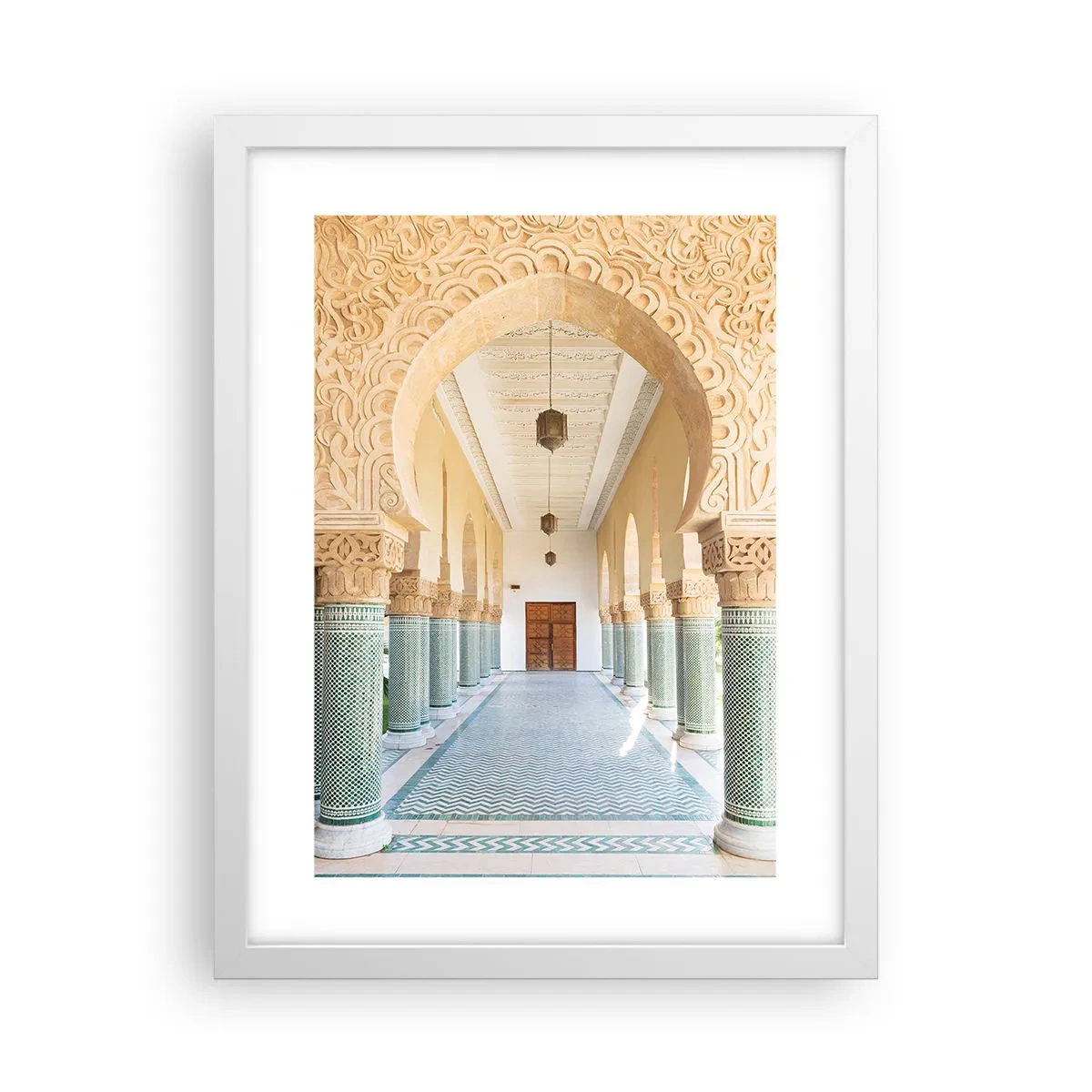 Poster in einem weißen Rahmen - Aus den Geschichten von Scheherazade - 30x40 cm