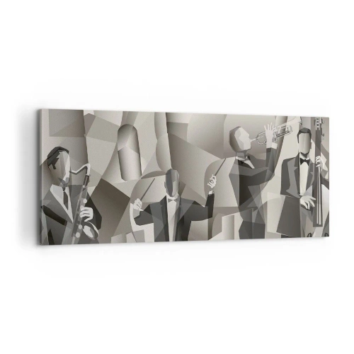 Bild auf Leinwand - Leinwandbild - Im Raum der Klänge - 100x40 cm