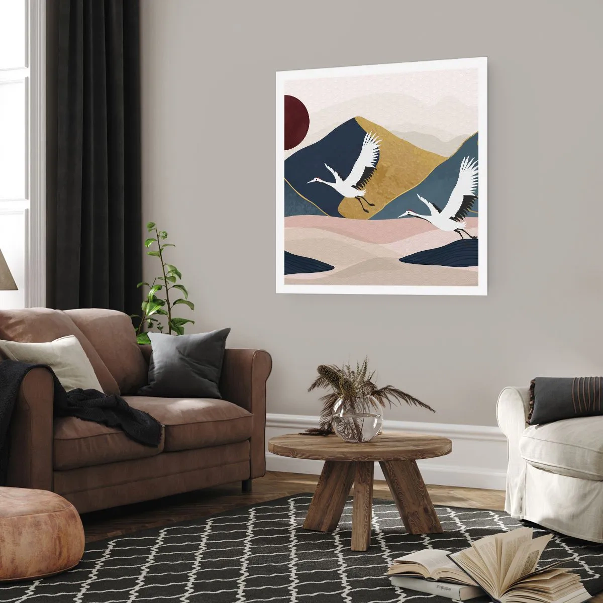 Poster - Es ist wieder ein Tag VERFLOGEN - 40x40 cm