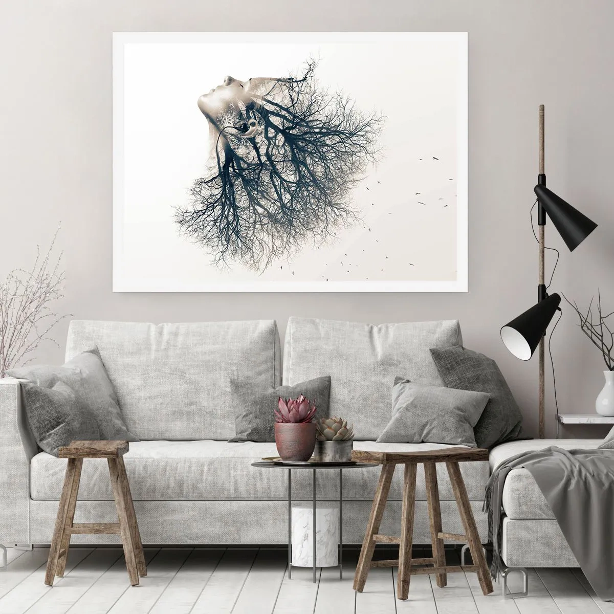 Poster - Dem Rauschen der Bäume lauschen - 50x40 cm