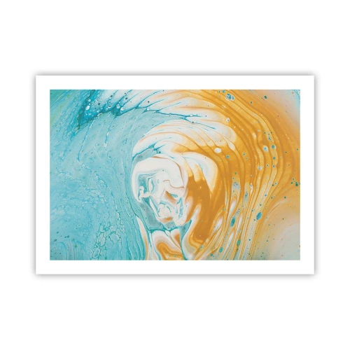 Poster - Pastellwirbel - 70x50 cm