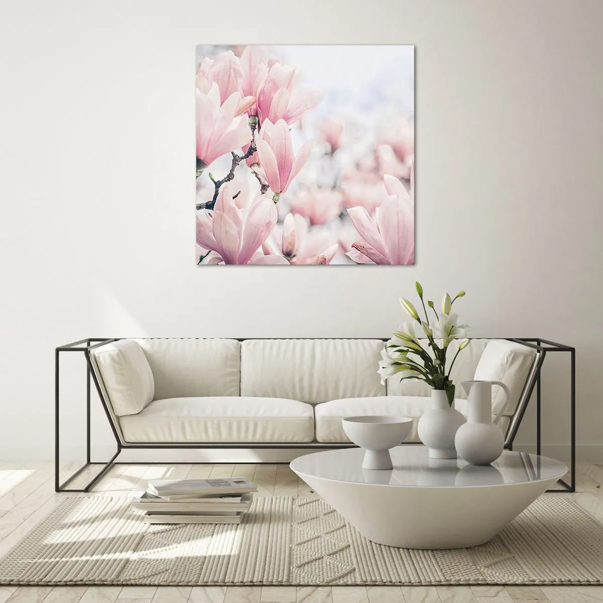 Glasbild - Bild auf glas - Das Ideal der Subtilität - 70x70 cm