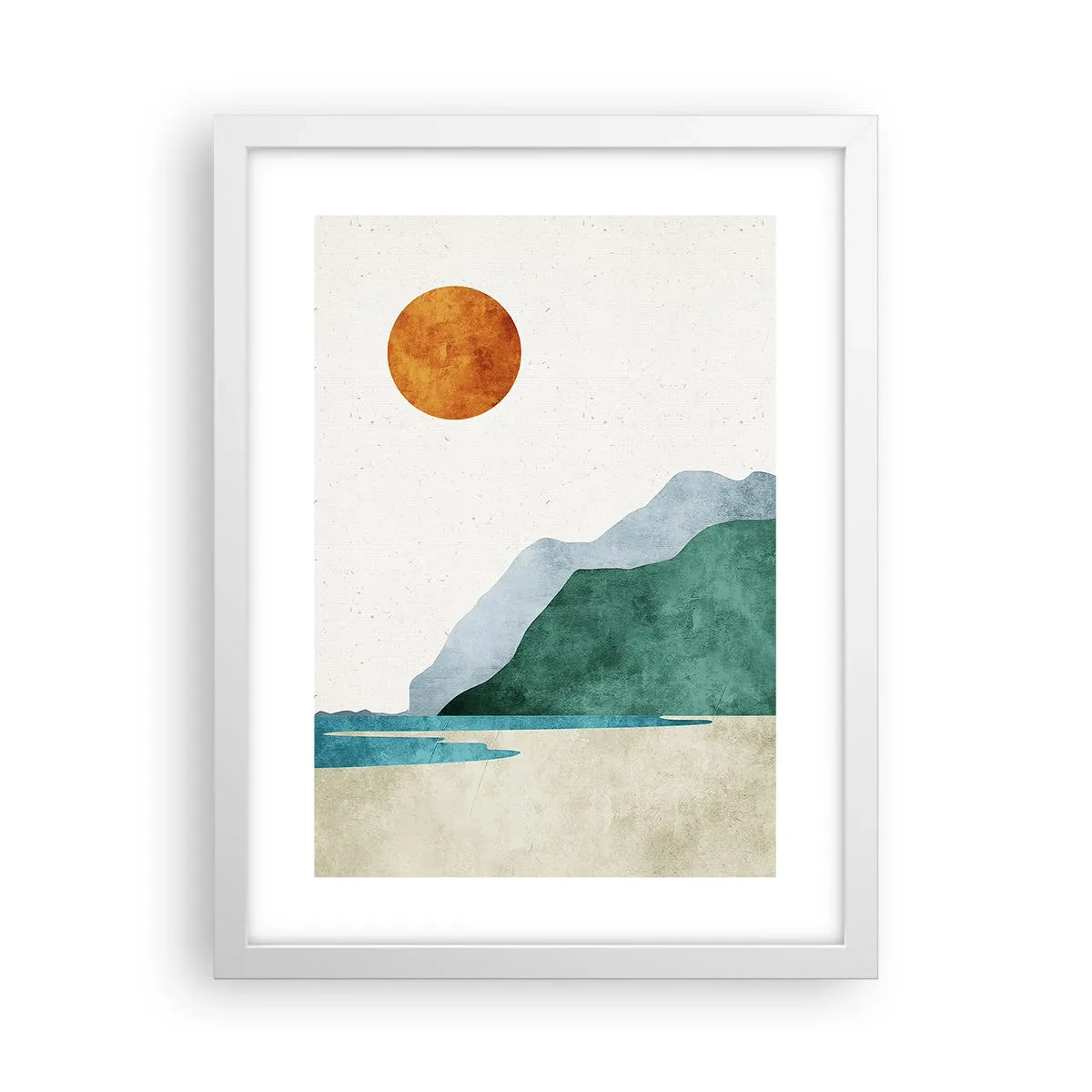 Poster in einem weißen Rahmen - Landschaft, wie sie sein sollte - 30x40 cm