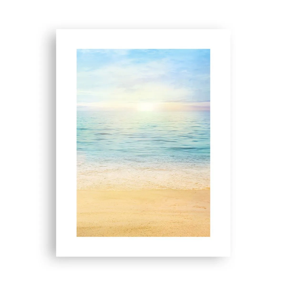 Poster - Großes Blau - 30x40 cm