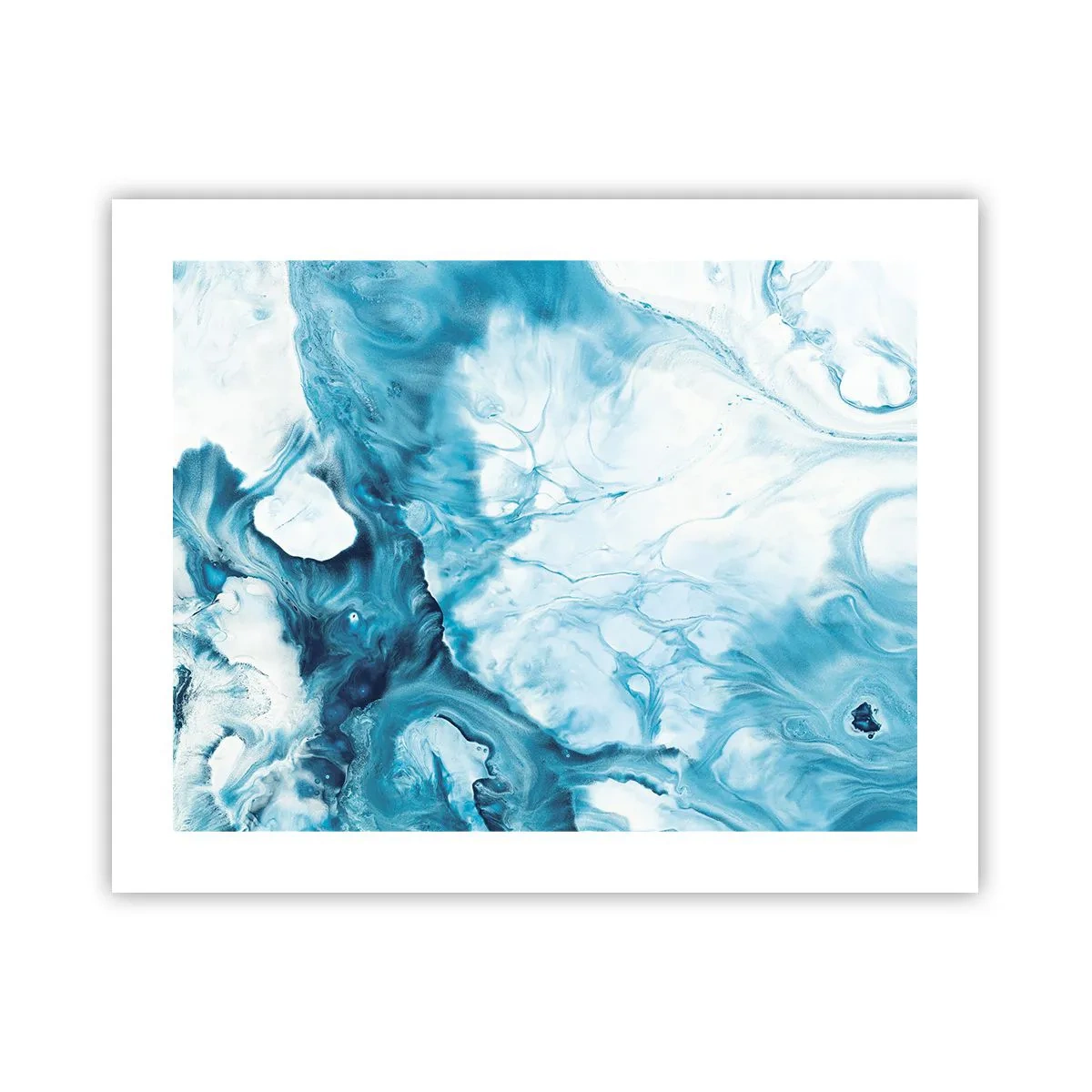 Poster - Blaues Konzert - 50x40 cm