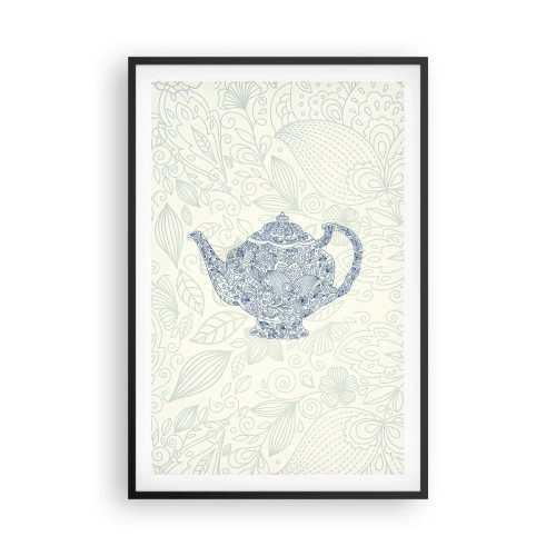 Poster in einem schwarzem Rahmen - Tee-Charm - 61x91 cm