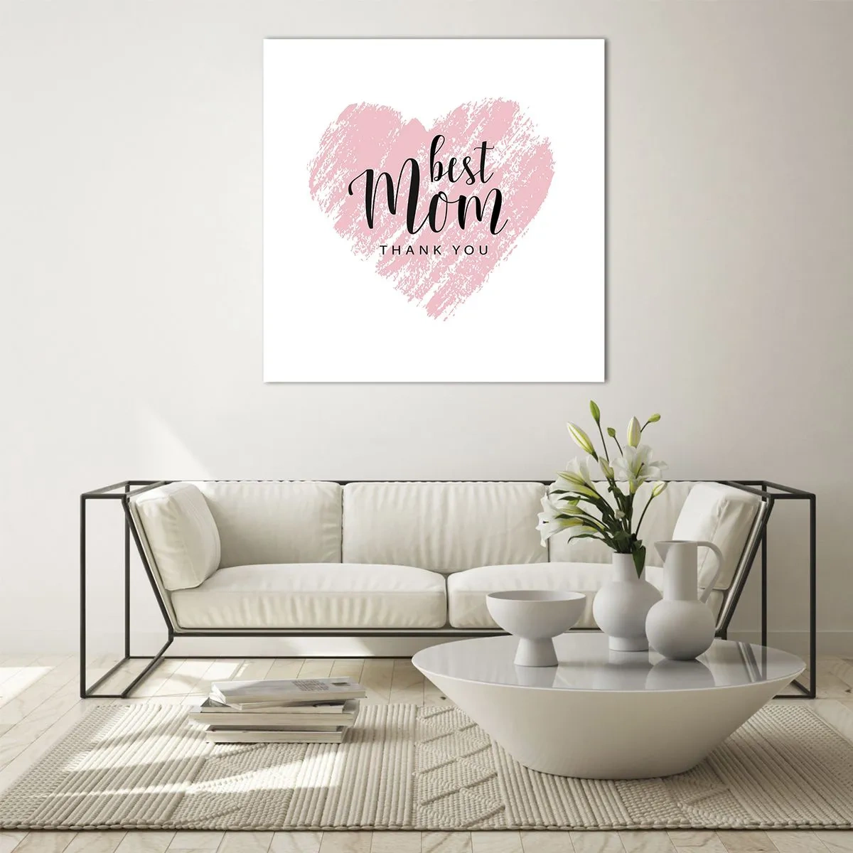 Glasbild - Bild auf glas - Immer der richtige Moment - 70x70 cm