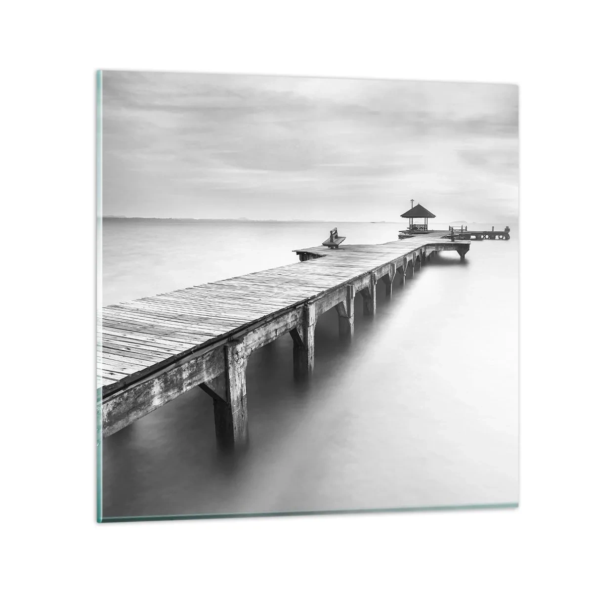 Glasbild - Bild auf glas - In die Ferne - 30x30 cm