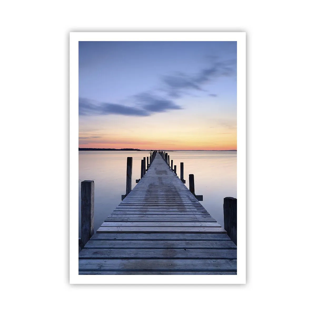 Poster - Die Ruhe einer heiteren Dämmerung - 70x100 cm