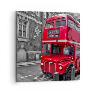 Bild auf Leinwand - Leinwandbild - Immer gleich - 70x70 cm