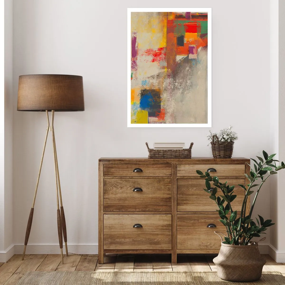 Poster - Geometrie der Farben - 30x40 cm
