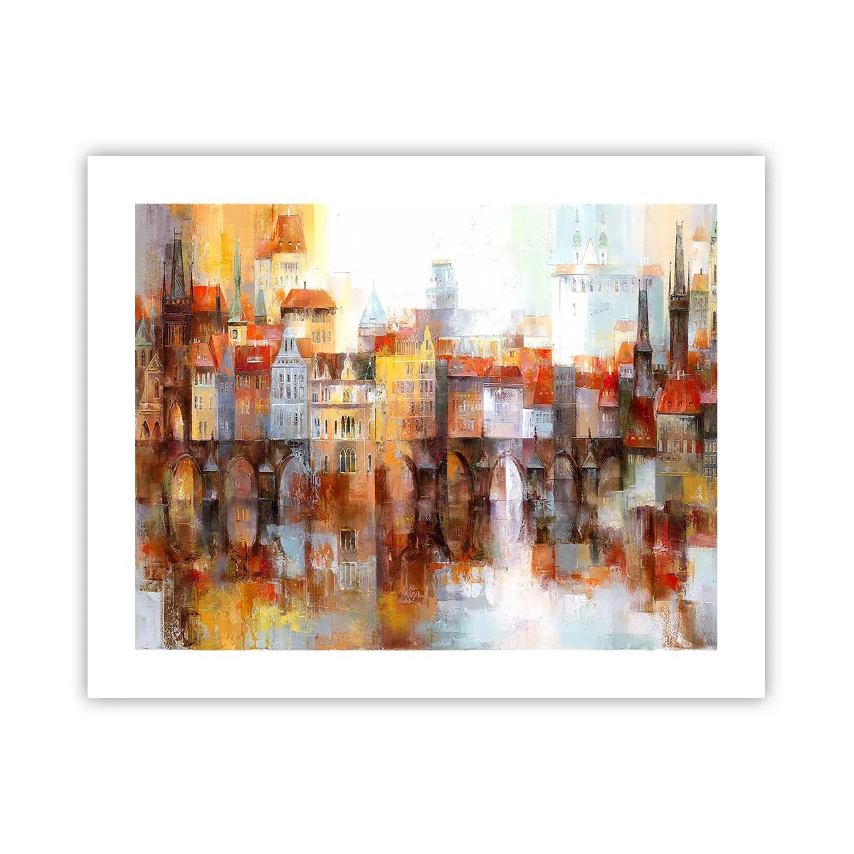 Poster - Schön ist es auch unter der Brücke - 50x40 cm