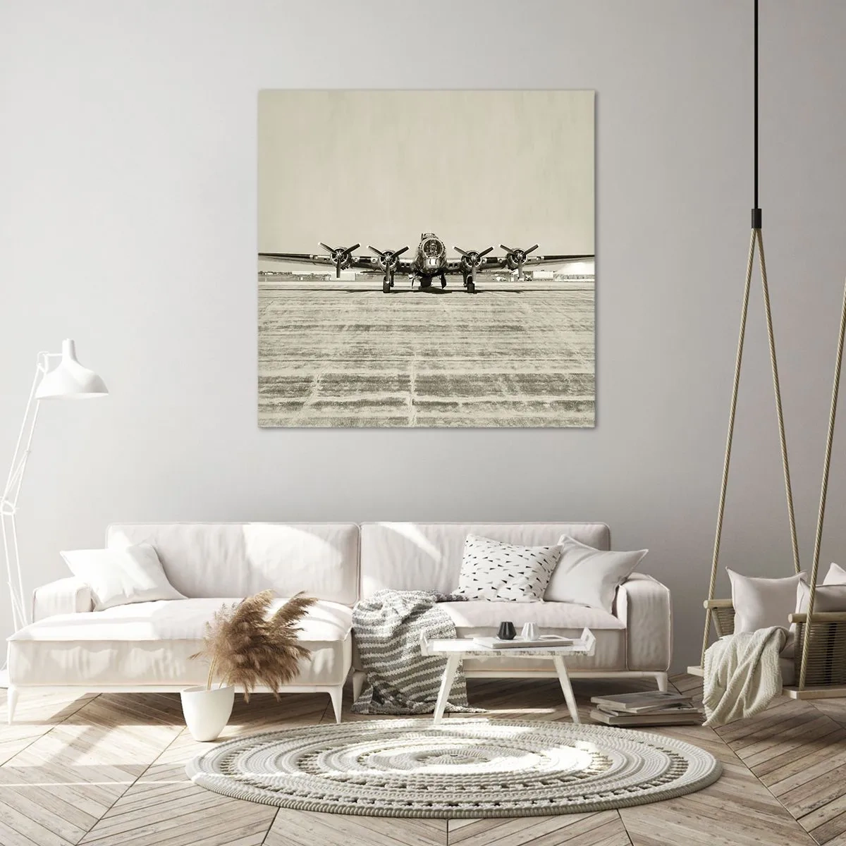 Bild auf Leinwand - Leinwandbild - Wie immer bereit - 60x60 cm