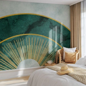 Fototapete Premium Canvas - Anderes Sonnensystem - Art Deco, Modern, Abstraktion - 450x315 cm