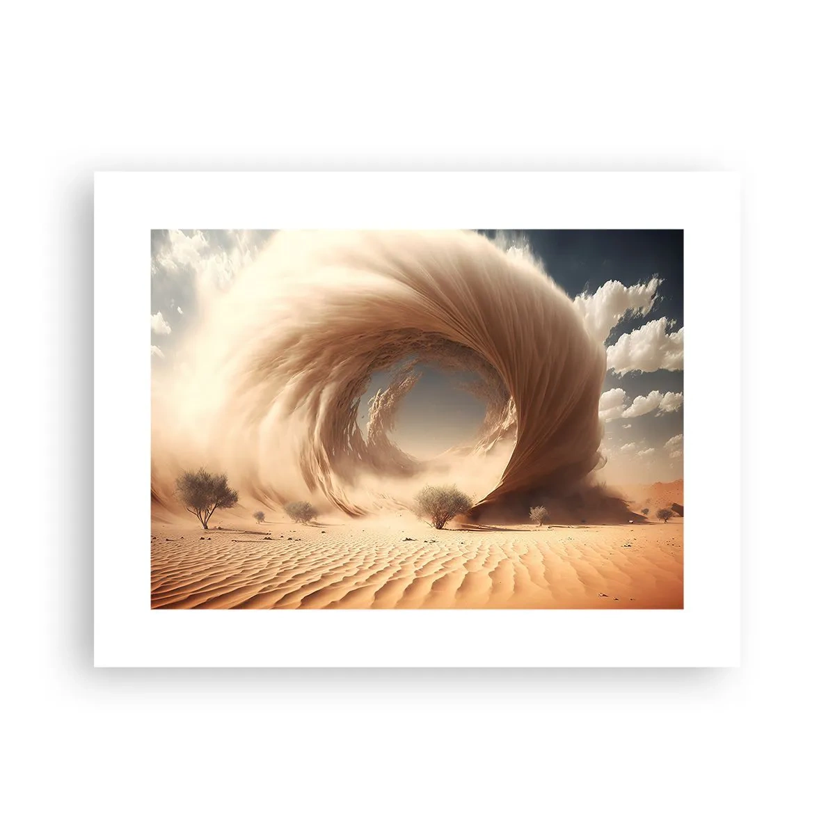 Poster - Geöffnetes Portal - 40x30 cm
