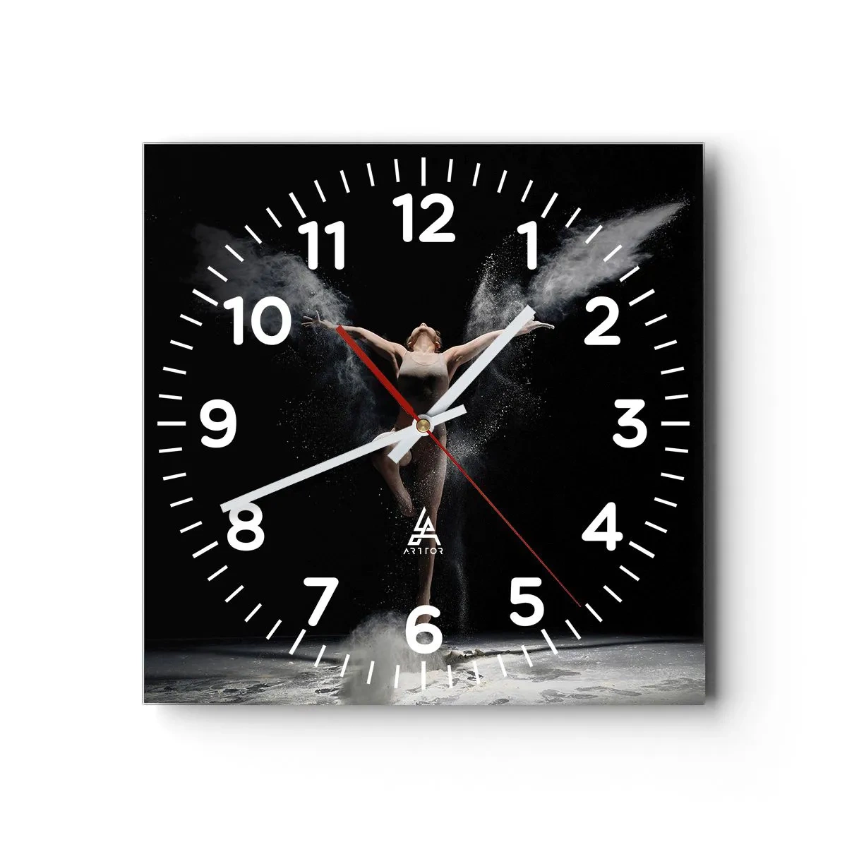 Wanduhr - Glasuhr - Elfen existieren - 40x40 cm