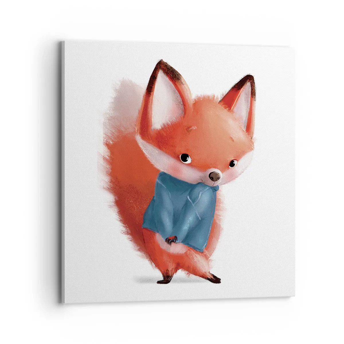 Bild auf Leinwand - Leinwandbild - Steht mir das gut? - 70x70 cm