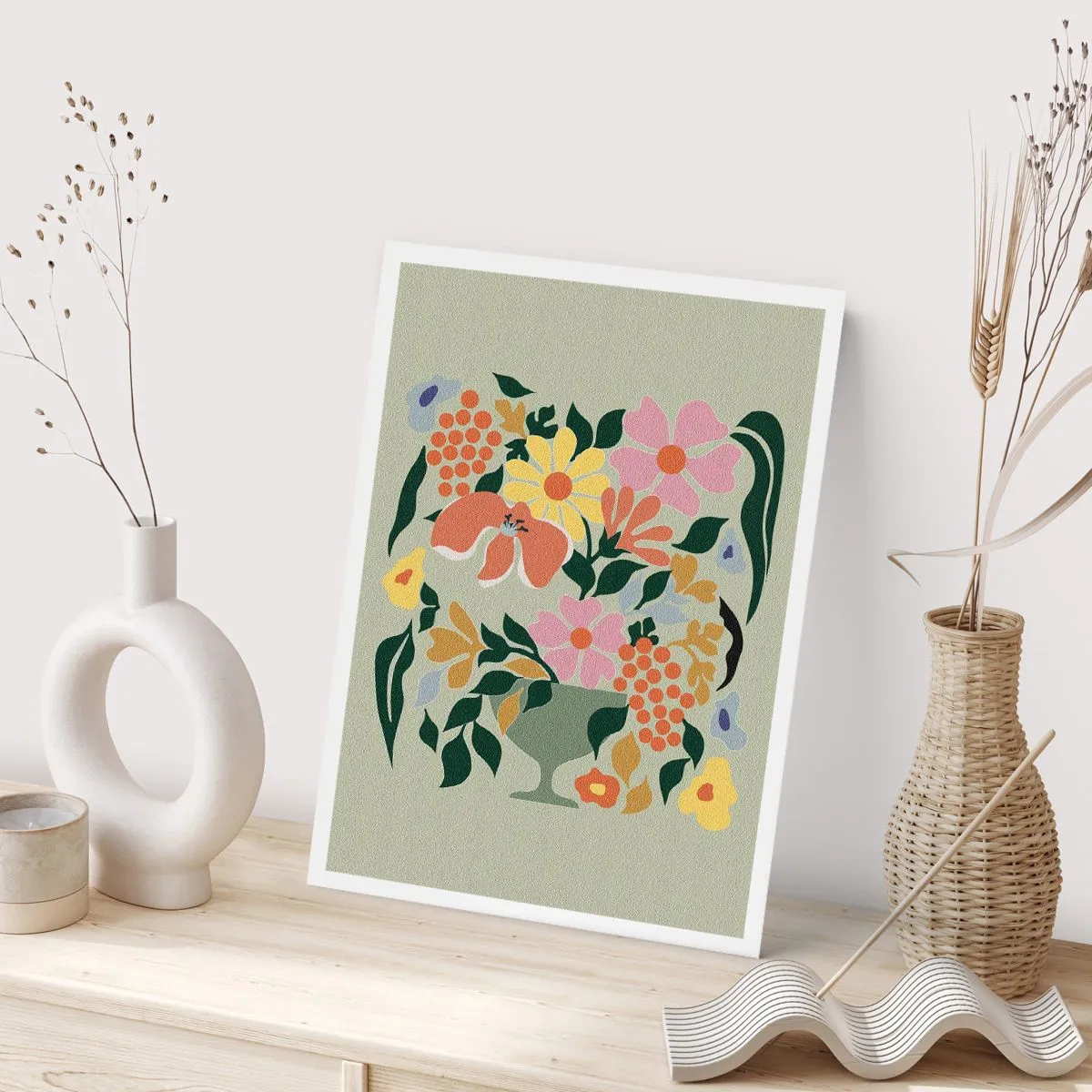 Poster - Strauß voller Leben - 70x100 cm