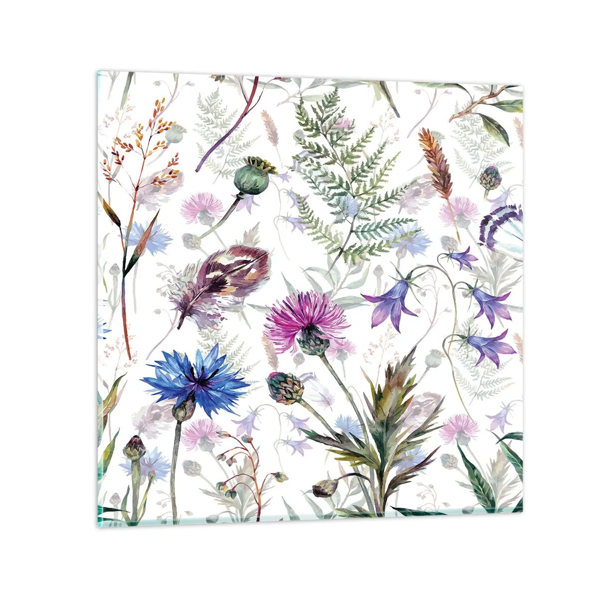 Glasbild - Bild auf glas - Polnisches Herbarium - 40x40 cm